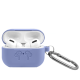 Чохол Airpods Pro 2 силіконовий LOGO 2в1(+ карабін) тех.пак Lavander grey