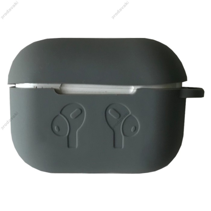 Чохол Airpods Pro 2 силіконовий LOGO 2в1(+ карабін) тех.пак Pabble