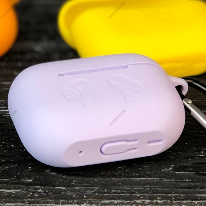 Чохол Airpods Pro 2 силіконовий LOGO 2в1(+ карабін) тех.пак 