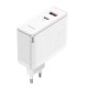 Мережевий зарядний пристрій Baseus GaN5 Pro Fast Charger Type-C cable 100W White CCGP090202