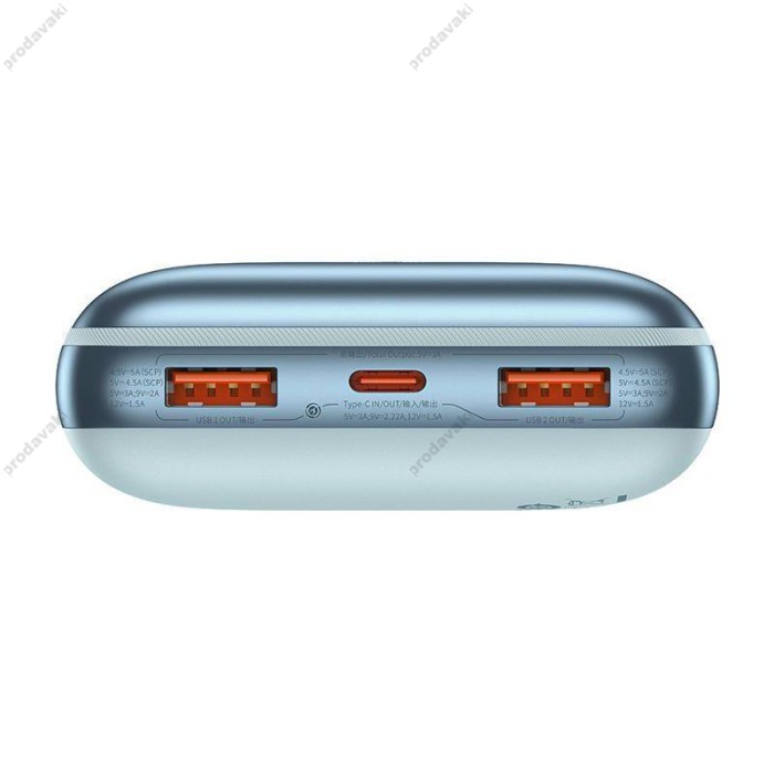 Повербанк портативний акумулятор Power bank Baseus Bipow Pro 22.5w 20000 mAh Blue PPBD040303