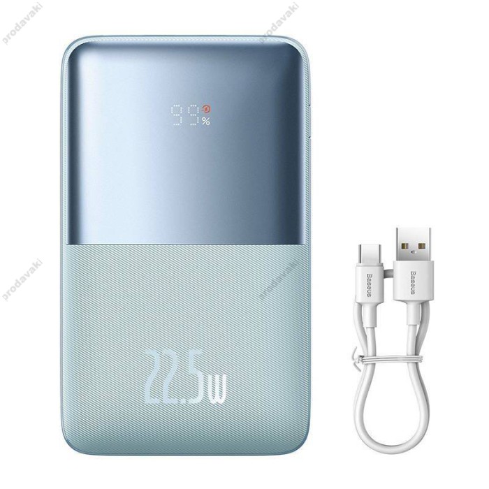 Повербанк портативний акумулятор Power bank Baseus Bipow Pro 22.5w 20000 mAh Blue PPBD040303