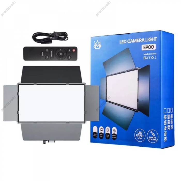Лампа відеосвітло LED CH E900 30x17 cm 768 Lights 3000K-6500K Remote