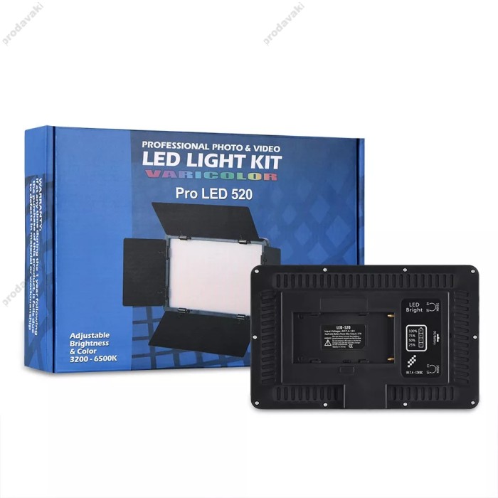 Лампа відеосвітло CH PRO LED-520 3200k-6500k