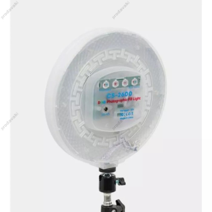 Лампа кругла LED CH CS-2600 RGB 25см 20W 2700-7000K