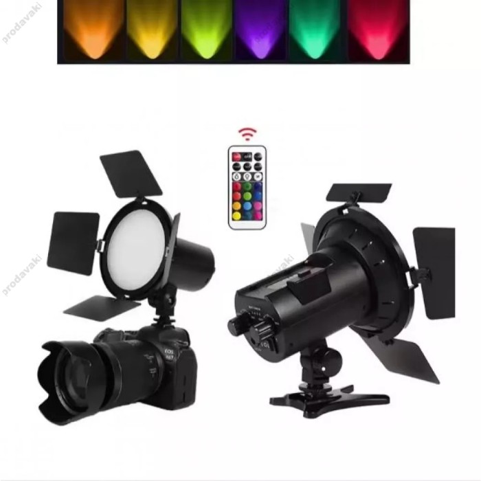 Світлодіодний прожектор LED CH JSL-216 RGB 16x15 cm 128 Lights 3200K-5600K Remote