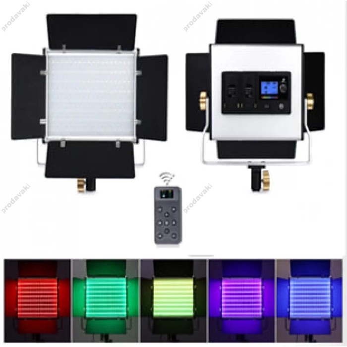 Лампа відеосвітло LED CH W480S RGB 3200K-9000K