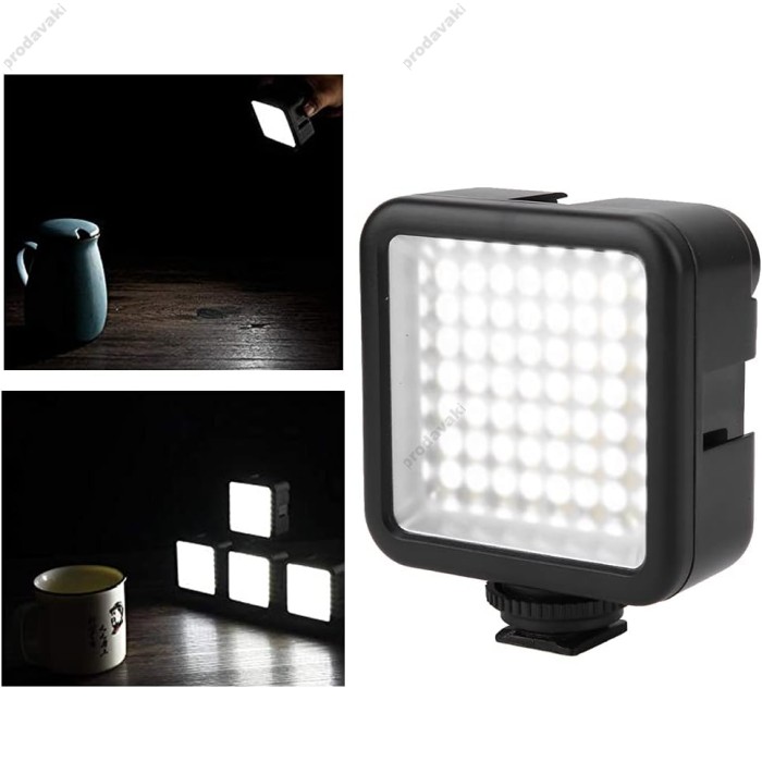 Накамерне відеосвітло LED CH W49 2500-6500K