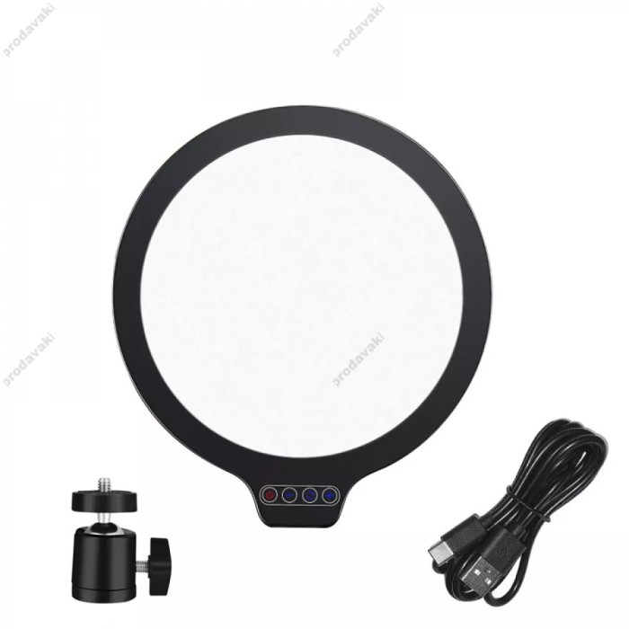 Лампа кругла LED CH VAS-01 USB C 26см 18W 3000-7000K