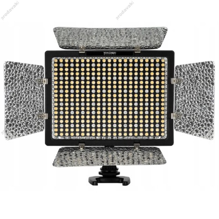 Лампа відеосвітло Yongnuo LED YN300 IV RGB White 18W Lights 376pcs+ AKБ із зарядним пристроєм для акб і 220v