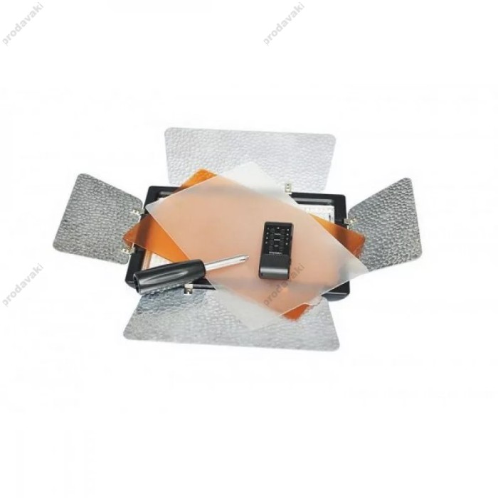Лампа відеосвітло LED Yongnuo YN1200 72W Light 1200pcs color 3200-5500K + 4 AKБ із зарядним пристроєм та 220v