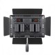 Лампа відеосвітло LED Yongnuo YN1200 72W Light 1200pcs color 3200-5500K + 4 AKБ із зарядним пристроєм та 220v