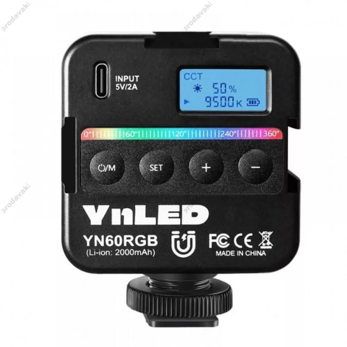  Накамерне відеосвітло LED Yongnuo YN60 RGB