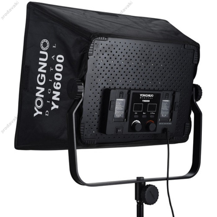 Лампа відеосвітло Yongnuo YN6000 50W color 3200-5500K Lights 600pcs
