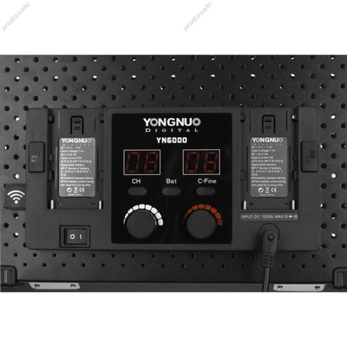 Лампа відеосвітло Yongnuo YN6000 50W color 3200-5500K Lights 600pcs