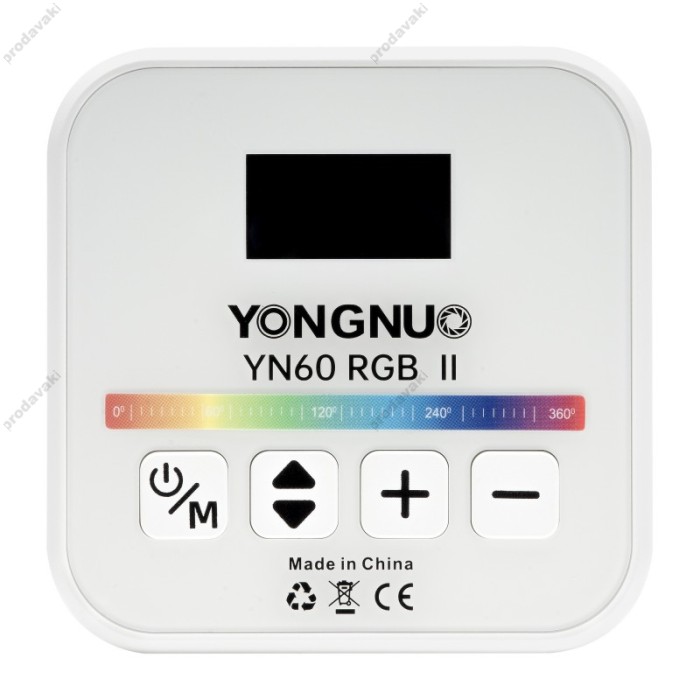 Накамерне відеосвітло LED Yongnuo YN60 RGB II White