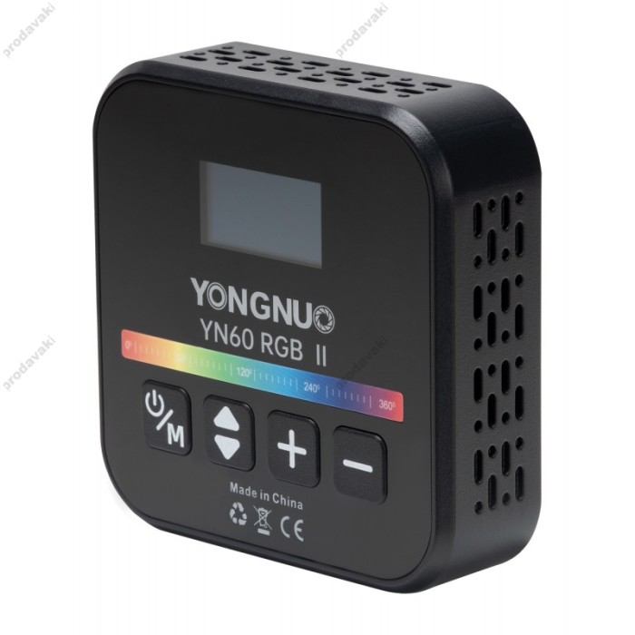  Накамерне відеосвітло LED Yongnuo YN60 RGB II Black