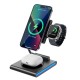 Бездротова зарядка WiWU GEEK Wi-W023 3 in 1 бездротовий зарядний пристрій