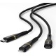 Кабель Wiwu Wi-C024 Elite Series 3in1 Type-C to Lightning – Type-C – Micro USB Ultra Fast Charging Cable 100W 1.2M