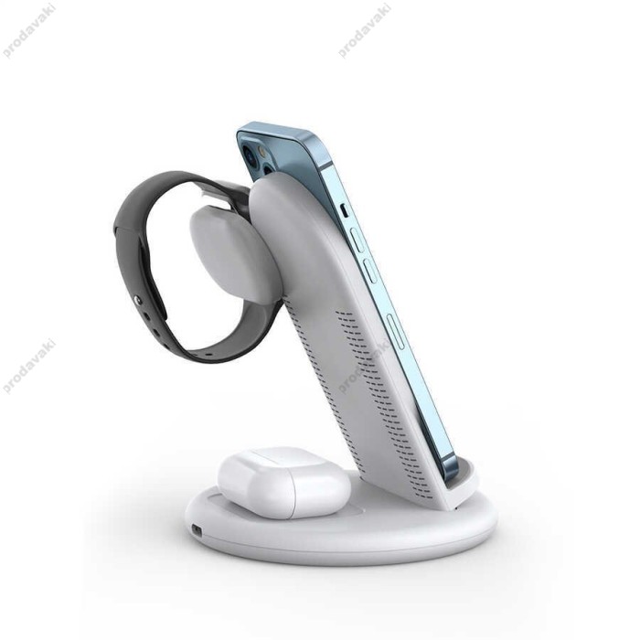 Бездротове заряджання Wiwu Power Air 18W 3 In 1 Wireless Charger