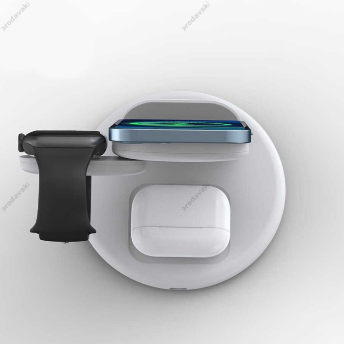 Бездротове заряджання Wiwu Power Air 18W 3 In 1 Wireless Charger