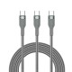 Кабель WiWU WI-C029 100W 2in1 USB-C to USB-C + Lightning Cable 1.2M