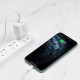 Мережевий зарядний пристрій BOROFONE BA38A Plus Speedy Type-C-Lightning Cable 20W White