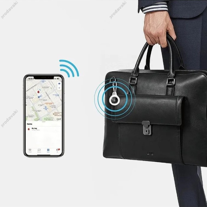 Пошуковий трекер Wiwu WT-01 iTag Location Tracking Anti-loss Device IOS White