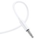 Аудіокабель AUX-кабель аудіоадаптер Borofone BL9 Lightning to 3.5mm White