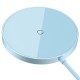 Бездротова зарядка Baseus Simple Mini 3 Magnetic Wireless Charger 15W Blue CCJJ040303