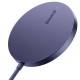 Бездротова зарядка Baseus Simple Mini 3 Magnetic Wireless Charger 15W Purple CCJJ040205