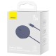 Бездротова зарядка Baseus Simple Mini 3 Magnetic Wireless Charger 15W Purple CCJJ040205