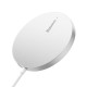 Бездротовий зарядний пристрій Baseus Simple Mini3 Magnetic Wireless Charger 15W Silver CCJJ040012