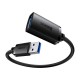 USB Подовжувач Baseus AirJoy Series USB3.0 Extension Cable 2m Cluster Black B00631103111-03