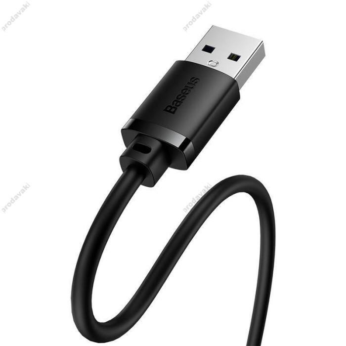 USB Подовжувач Baseus AirJoy Series USB3.0 Extension Cable 2m Cluster Black B00631103111-03