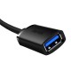 USB Подовжувач Baseus AirJoy Series USB3.0 Extension Cable 2m Cluster Black B00631103111-03
