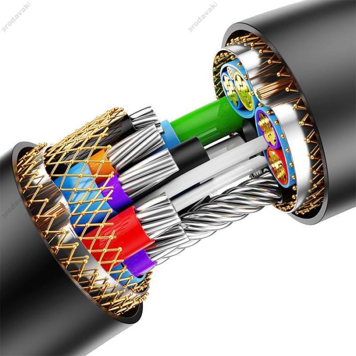 USB Подовжувач Baseus AirJoy Series USB3.0 Extension Cable 2m Cluster Black B00631103111-03