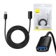 USB Подовжувач Baseus AirJoy Series USB3.0 Extension Cable 2m Cluster Black B00631103111-03