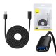 USB Подовжувач Baseus AirJoy Series USB3.0 Extension Cable 5m Cluster Black B00631103111-05