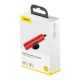 Автомобільний молоток - ніж для ременів безпеки Baseus Sharp Tool Safety Hammer Red CRSFH-09