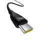 Кабель Baseus Flash 2 Charging Cable USB to Type-C 100W 5A 1m Cluster Black P10311804111-00