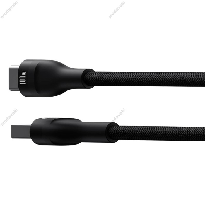 Кабель Baseus Flash 2 Charging Cable USB to Type-C 100W 5A 1m Cluster Black P10311804111-00