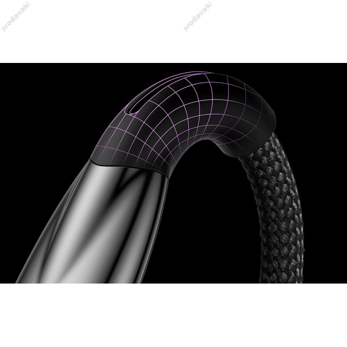 Кабель Baseus Glimmer Series Fast Charging Data Cable USB to Type-C 100W 5A 2m Black CADH000501