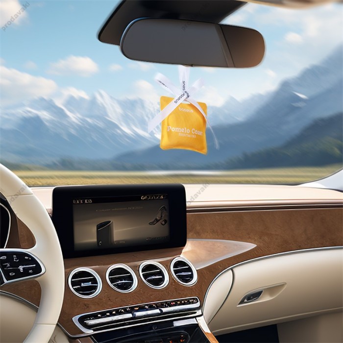 Ароматизатор для машини Baseus Margaret Series Car Air Freshener (Pomelo Coast) Custard Yellow C20362400Y12-00
