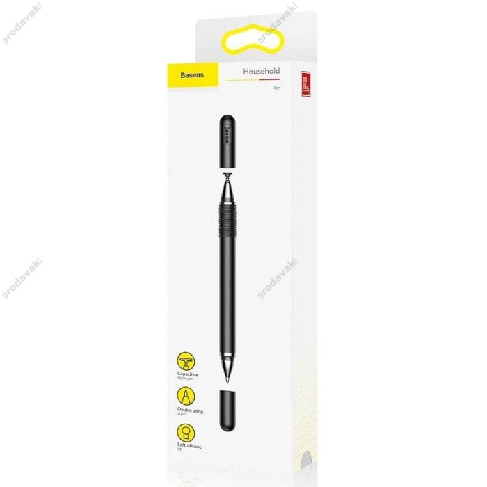 Стілус - ручка BASEUS Golden Cudgel Capacitive Stylus Pen Black ACPCL-01