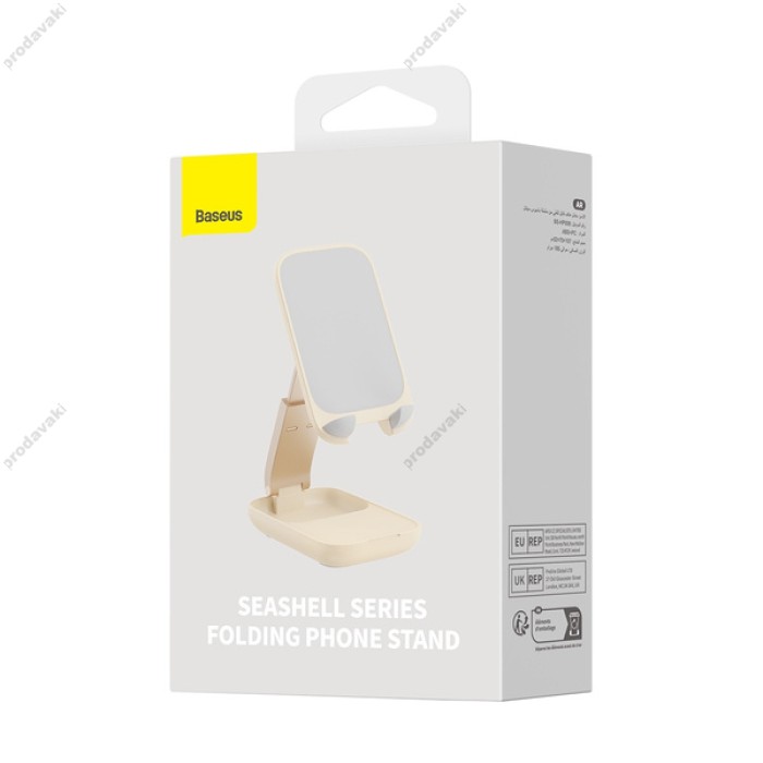 Підставка Тримач настільний Baseus Seashell Series Folding Phone Stand Baby Pink B10551500411-00