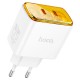 Мережевий зарядний пристрій Hoco CS43A Smart charger Type-C cable 45W White