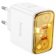 Мережевий зарядний пристрій Hoco CS43A Smart charger Type-C cable 45W White