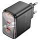 Мережевий зарядний пристрій Hoco CS43A Smart charger Type-C cable 45W Black