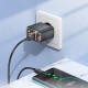 Мережевий зарядний пристрій Hoco CS43A Smart charger Type-C cable 45W Black